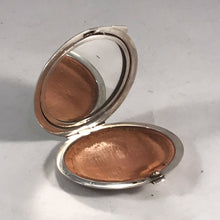 Load image into Gallery viewer, Silver And Enamel Compact Birmingham 1938
