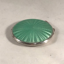 Load image into Gallery viewer, Silver And Enamel Compact Birmingham 1938