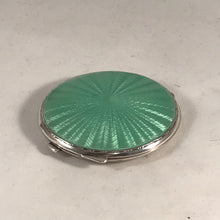 Load image into Gallery viewer, Silver And Enamel Compact Birmingham 1938