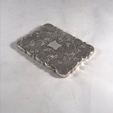 Load image into Gallery viewer, Hallmarked Silver Card Case Thomas Dore Birmingham 1852