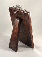 Load image into Gallery viewer, Edwardian Silver Picture Frame With Bow Top Birmingham 1906