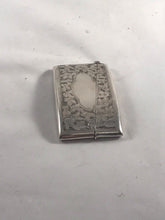 Load image into Gallery viewer, Curved Silver Card Case With Shaped Cartouche