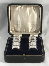 Load image into Gallery viewer, Cased Pair Of Silver Pepperettes