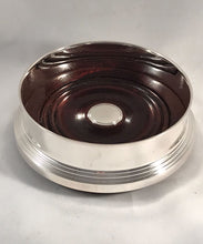 Load image into Gallery viewer, Silver Wine Bottle Coaster With Straight Edge