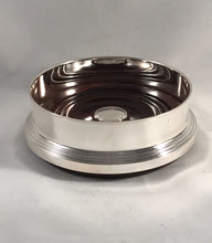 Load image into Gallery viewer, Silver Wine Bottle Coaster With Straight Edge