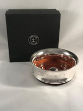 Load image into Gallery viewer, Silver Wine Bottle Coaster With Feature Hallmark