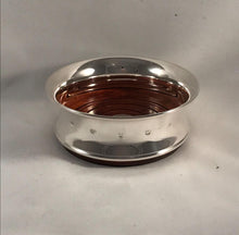Load image into Gallery viewer, Silver Wine Bottle Coaster With Feature Hallmark