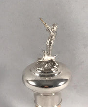 Load image into Gallery viewer, Hallmarked Solid Silver Wine Bottle Stopper - Huntsman And Dog