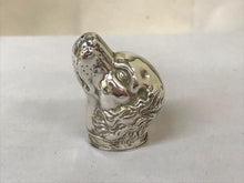 Load image into Gallery viewer, Pair Of Modern Silver Dogs Head Pepperettes Modern Import Marks c1990s