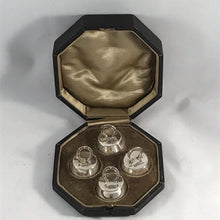 Load image into Gallery viewer, Boxed Set Of Six Silver Horseshoe Menu Holders Levi & Salaman 1911