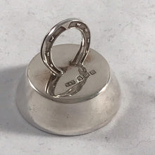 Load image into Gallery viewer, Boxed Set Of Six Silver Horseshoe Menu Holders Levi & Salaman 1911