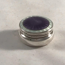 Load image into Gallery viewer, Silver And Enamel Hinged Box Henry Williamson Birmingham 1911