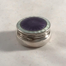 Load image into Gallery viewer, Silver And Enamel Hinged Box Henry Williamson Birmingham 1911
