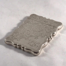 Load image into Gallery viewer, Walker And Hall Silver Card Case Sheffield 1907