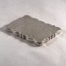 Load image into Gallery viewer, Walker And Hall Silver Card Case Sheffield 1907