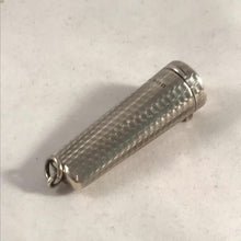 Load image into Gallery viewer, Silver Cheroot Holder Case With Original Amber And Gold Cheroot Holder