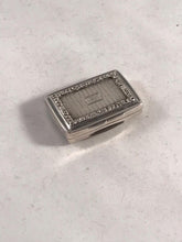 Load image into Gallery viewer, William IV Silver Vinaigrette Francis Clark Birmingham 1836