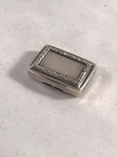 Load image into Gallery viewer, William IV Silver Vinaigrette Francis Clark Birmingham 1836