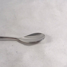Load image into Gallery viewer, Silver Condiment Spoon With Cast Swan's Head Handle Birmingham 1989
