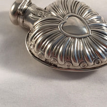 Load image into Gallery viewer, Silver Heart Shaped Scent Bottle William Comyns London 1900