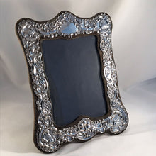 Load image into Gallery viewer, Large Ornate Silver Photograph Frame London 1985