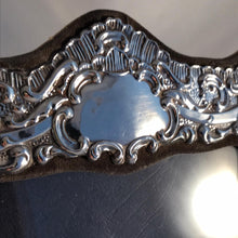 Load image into Gallery viewer, Large Ornate Silver Photograph Frame London 1985
