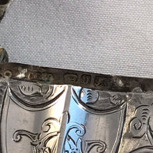 Load image into Gallery viewer, Shaped Silver Vesta With Shield Shaped Cartouche Deakin & Francis Birmingham 1895