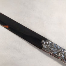 Load image into Gallery viewer, Art Nouveau Silver And Tortoiseshell Paper Cutter London 1904
