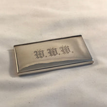 Load image into Gallery viewer, Hallmarked Silver Envelope Card Case Adie & Lovekin Birmingham 1907