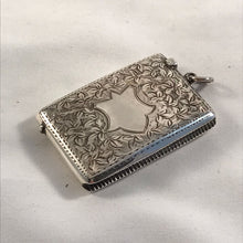 Load image into Gallery viewer, Double Compartment Edwardian Silver Vesta Birmingham 1908