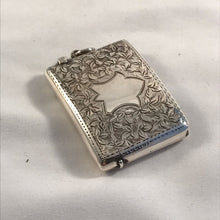 Load image into Gallery viewer, Double Compartment Edwardian Silver Vesta Birmingham 1908