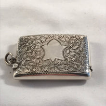 Load image into Gallery viewer, Double Compartment Edwardian Silver Vesta Birmingham 1908