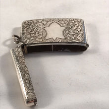Load image into Gallery viewer, Double Compartment Edwardian Silver Vesta Birmingham 1908