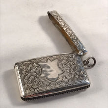 Load image into Gallery viewer, Double Compartment Edwardian Silver Vesta Birmingham 1908