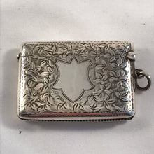 Load image into Gallery viewer, Double Compartment Edwardian Silver Vesta Birmingham 1908