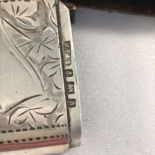 Load image into Gallery viewer, Silver Vesta With Ribbon Shaped Cartouche Birmingham 1900