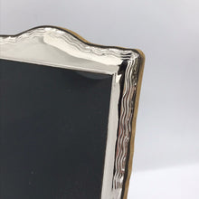 Load image into Gallery viewer, Edwardian Style Arched Silver Photograph Frame with Wavy Edge Detail