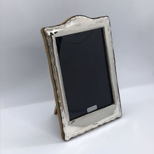 Load image into Gallery viewer, Edwardian Style Arched Silver Photograph Frame with Wavy Edge Detail