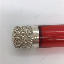 Load image into Gallery viewer, Silver Topped Glass Scent Bottle Birmingham 1890