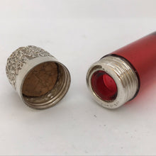 Load image into Gallery viewer, Silver Topped Glass Scent Bottle Birmingham 1890