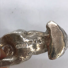 Load image into Gallery viewer, Solid Sterling Silver Novelty Model of a Dog - Boxer dated 1974