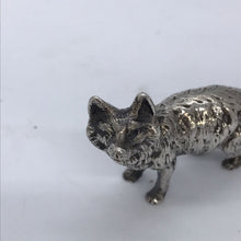 Load image into Gallery viewer, Solid Sterling Silver Novelty Model of a Fox London 1904