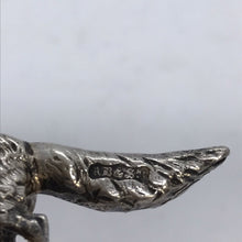 Load image into Gallery viewer, Solid Sterling Silver Novelty Model of a Fox London 1904