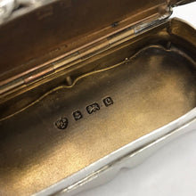 Load image into Gallery viewer, Edwardian Silver Snuff Box Birmingham 1902