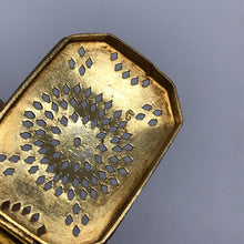 Load image into Gallery viewer, Early George III Silver Curved Vinaigrette Birmingham 1787