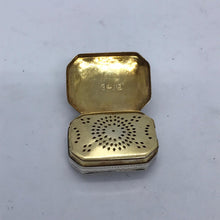 Load image into Gallery viewer, Early George III Silver Curved Vinaigrette Birmingham 1787
