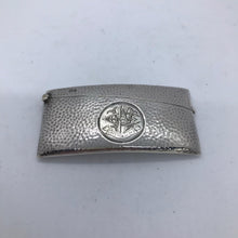 Load image into Gallery viewer, Edwardian Silver Curved Card Case with Planished Finish Chester 1907