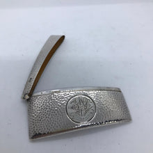 Load image into Gallery viewer, Edwardian Silver Curved Card Case with Planished Finish Chester 1907