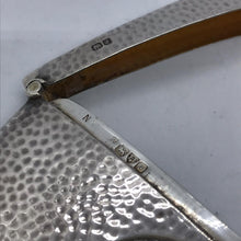 Load image into Gallery viewer, Edwardian Silver Curved Card Case with Planished Finish Chester 1907
