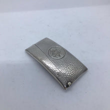 Load image into Gallery viewer, Edwardian Silver Curved Card Case with Planished Finish Chester 1907